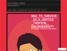Tablet Screenshot of delphinejonas.com